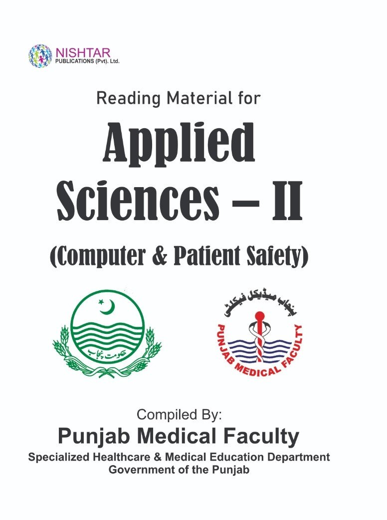 FSc 2nd Year Applied Science(computer and patient safety)